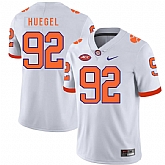 Clemson Tigers 92 Greg Huegel White Nike College Football Jersey Dzhi,baseball caps,new era cap wholesale,wholesale hats